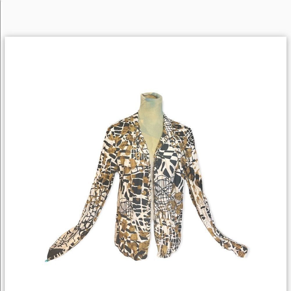 Alberto Mikali open front blazer jacket XL (5300)